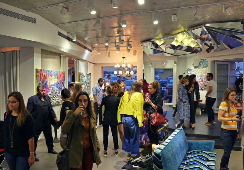 Suzi in Beirut at Vick Vanlian Showroom